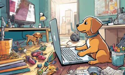 raising puppies and online success