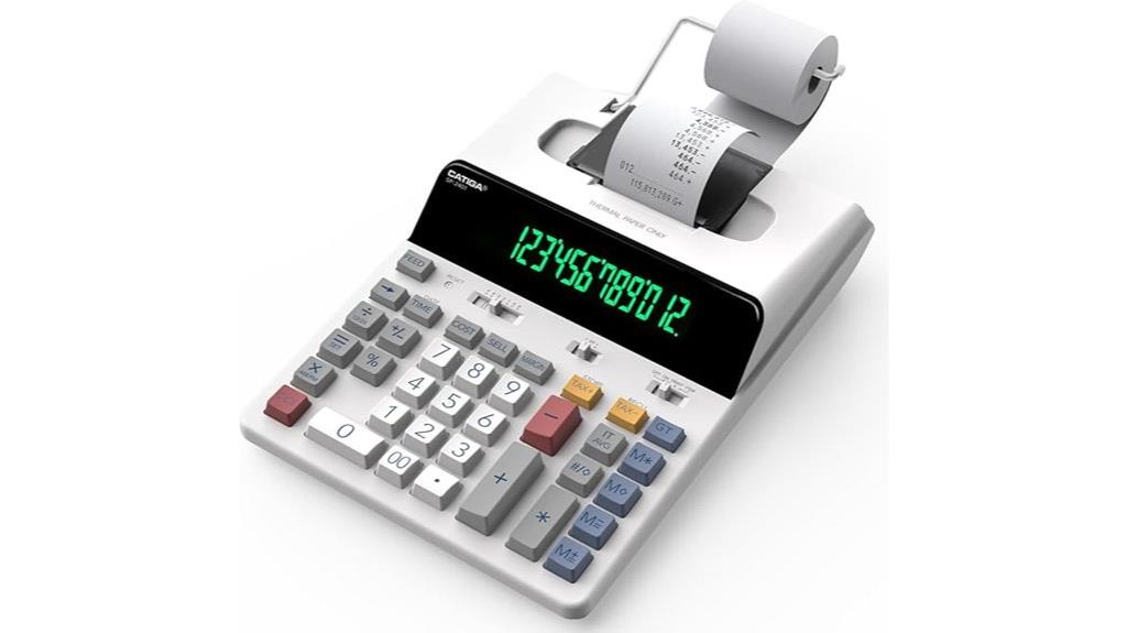 12 digit thermal calculator