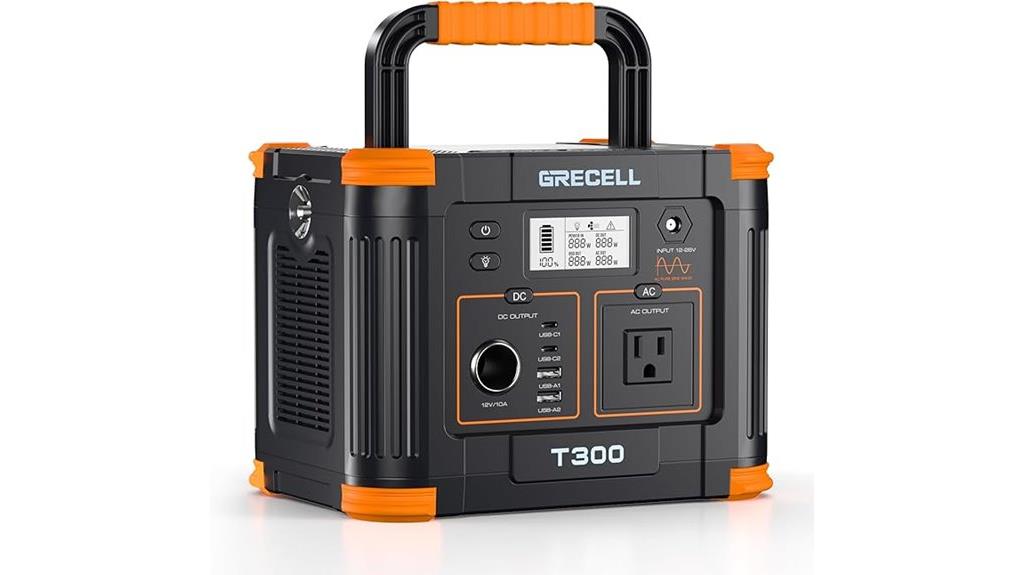 300w portable solar generator