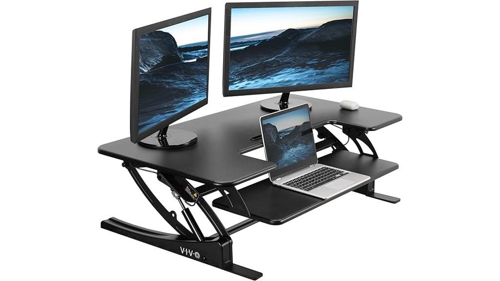 42 inch adjustable desk