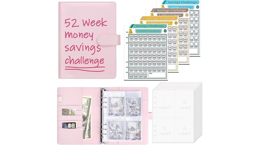 52 week savings binder