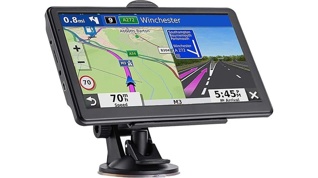 7 inch touch screen gps