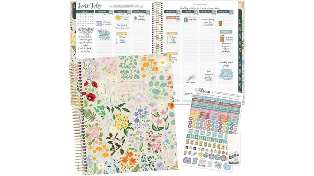 academic planner hardcover 2025 2026