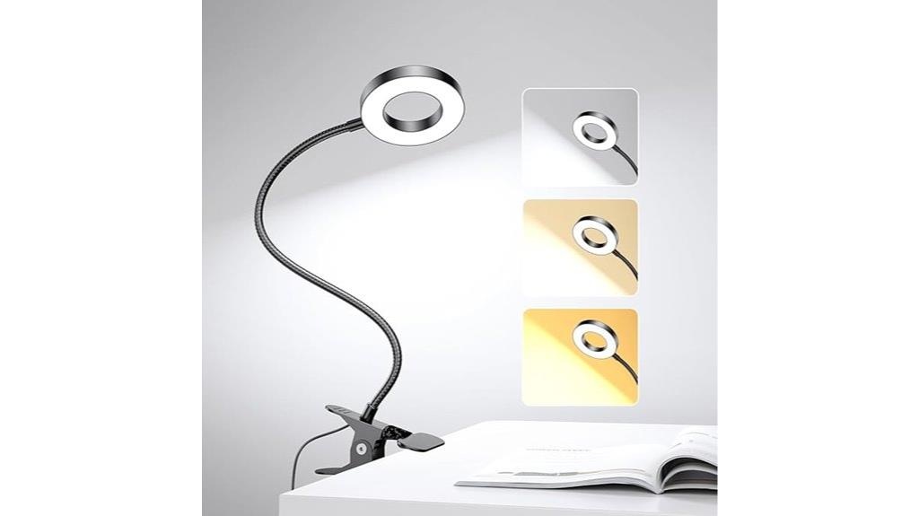 adjustable clip on led lamp