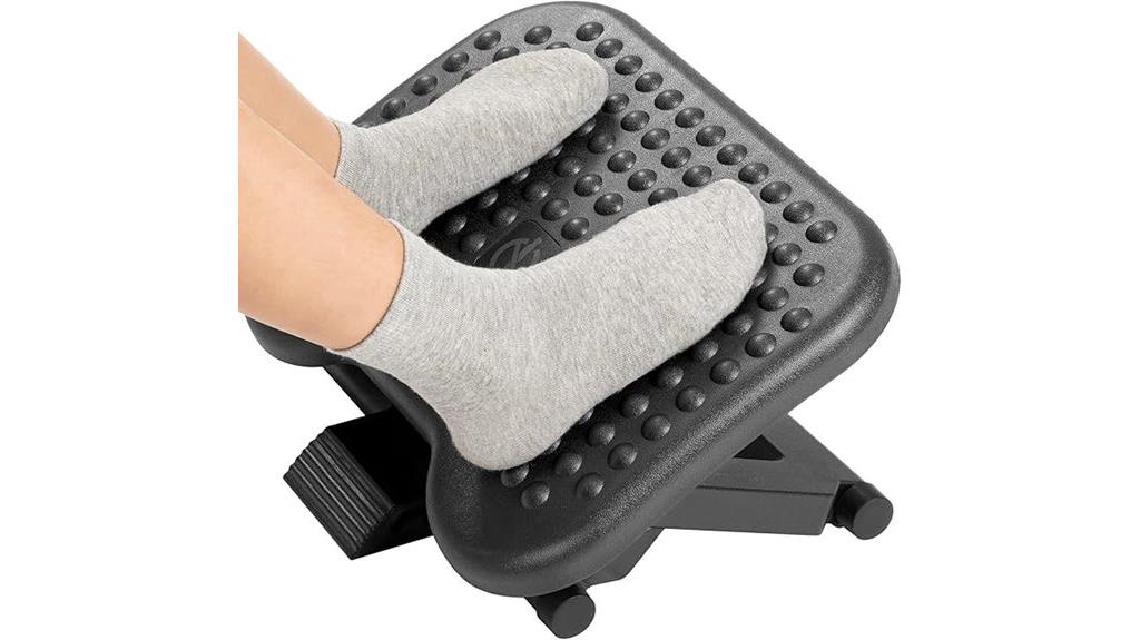 adjustable massage desk footrest