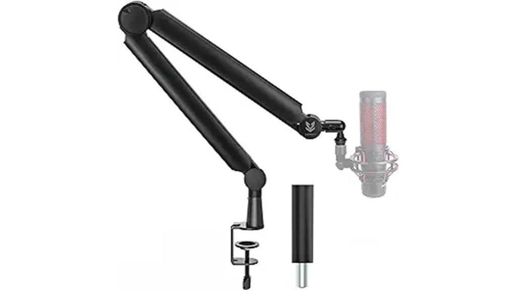 adjustable microphone boom arm