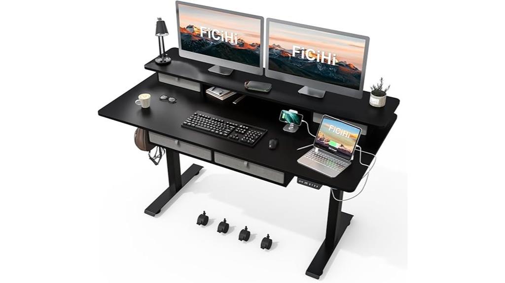 adjustable standing desk