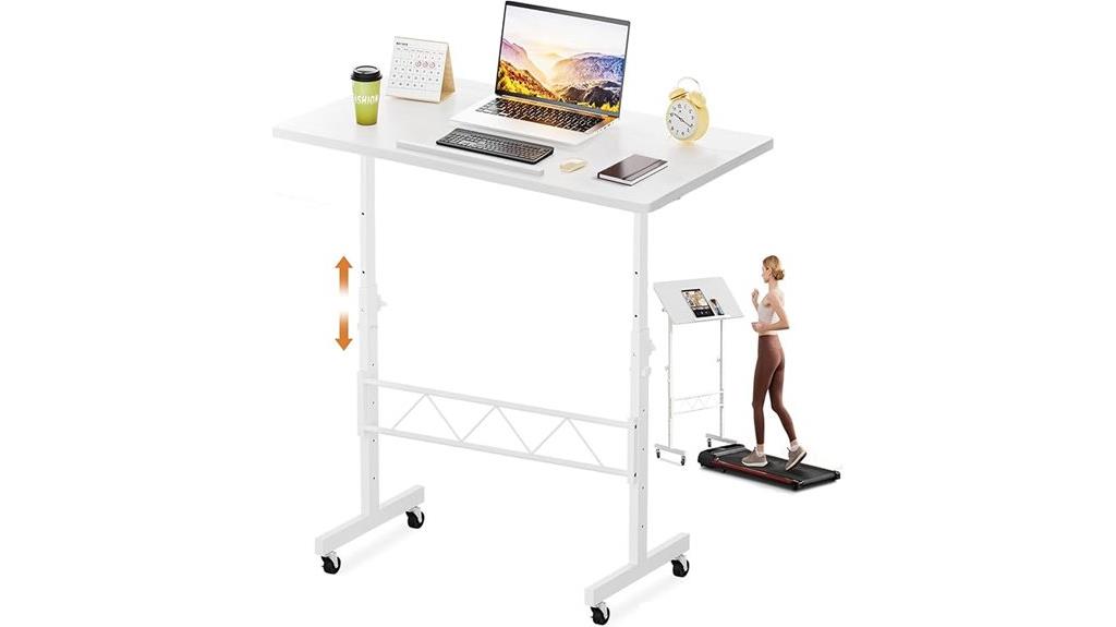 adjustable standing desk treadmill