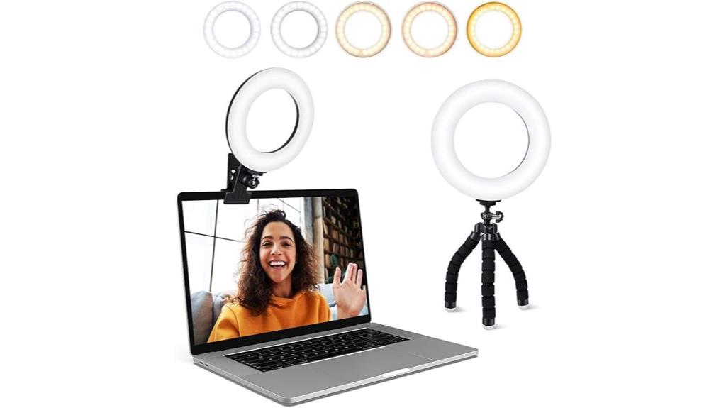 adjustable video conference lighting
