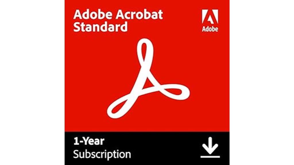 adobe acrobat standard subscription
