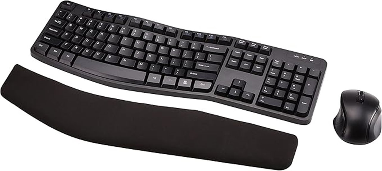 affordable ergonomic keyboard mouse