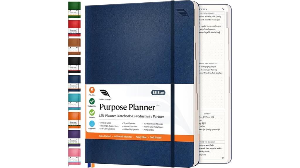 b5 notebook for planning