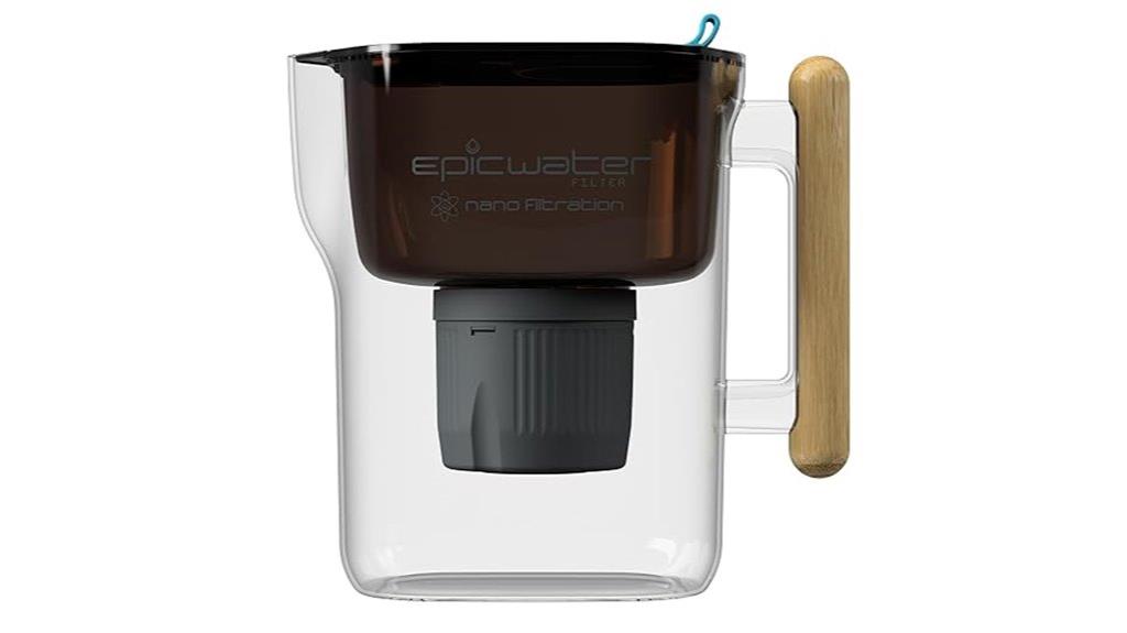 black bamboo water filter