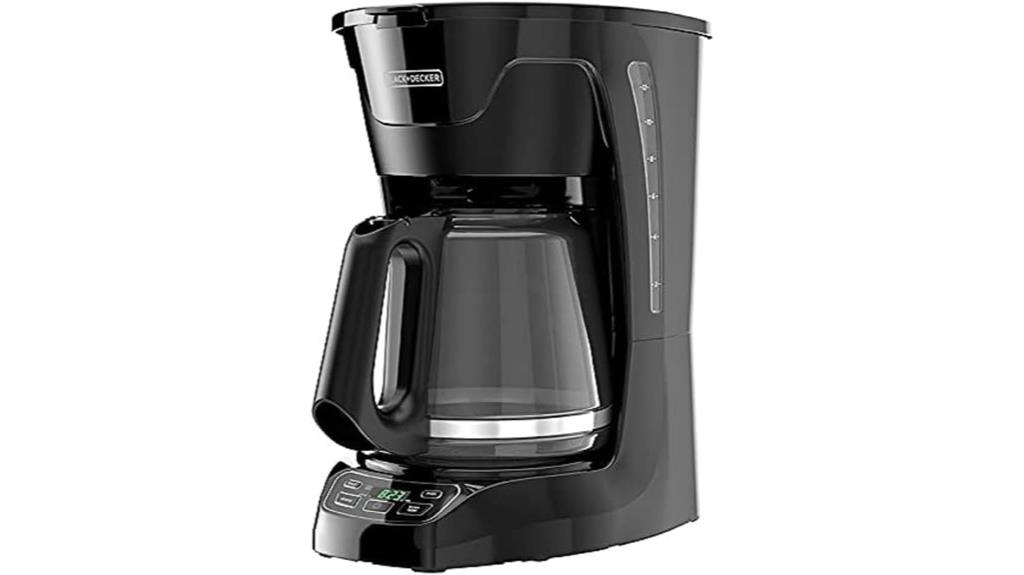 black coffee maker black
