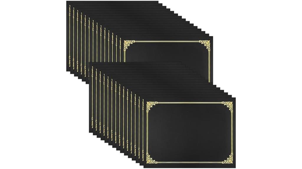 black sunee certificate packs
