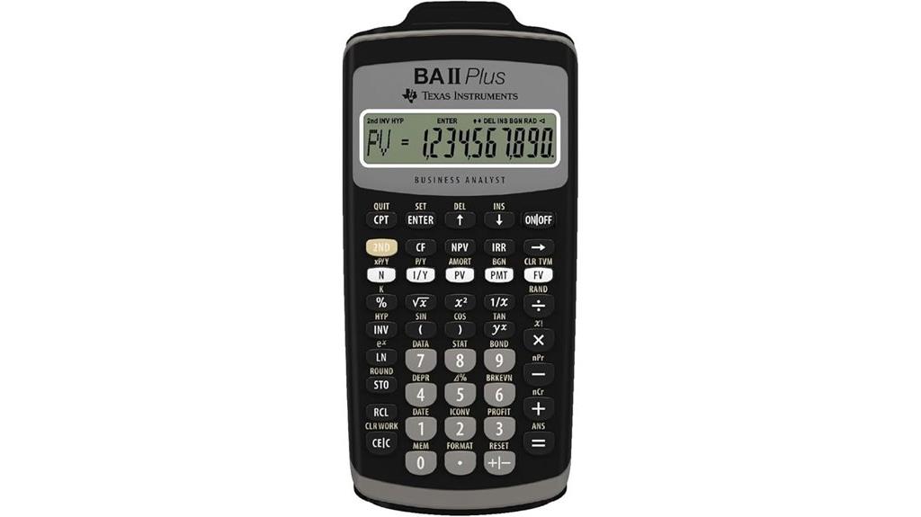 black texas instruments baii