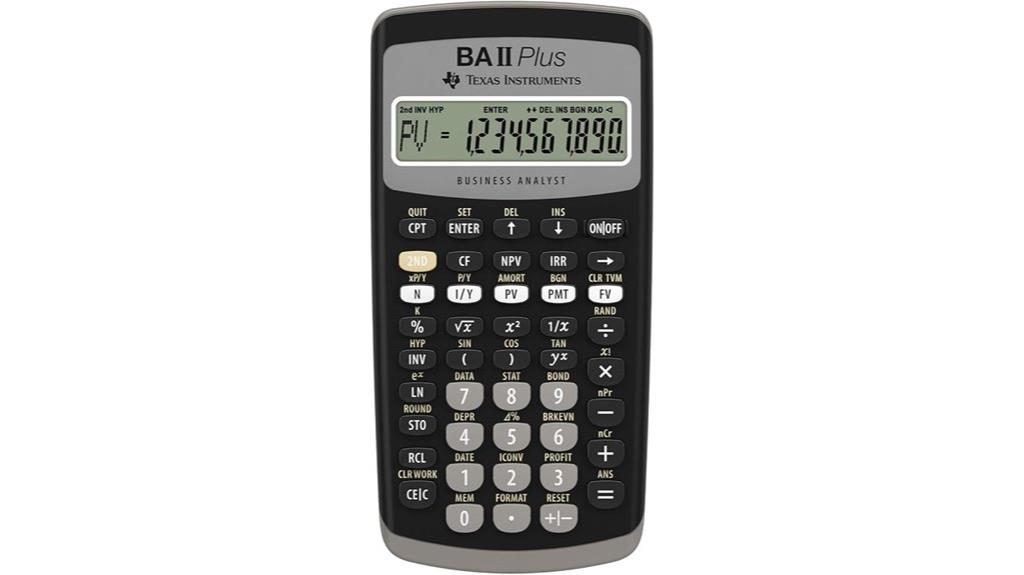 black texas instruments calculator