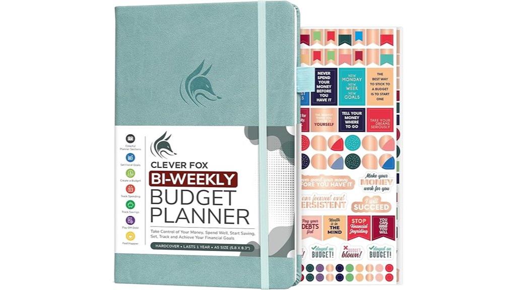blue clever fox planner