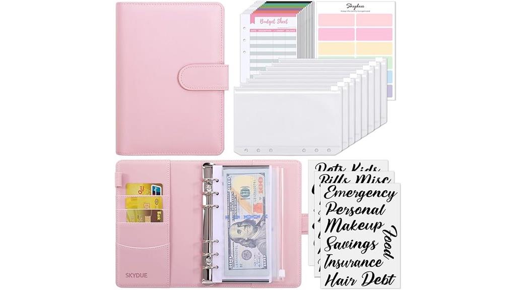 budget organizer with envelopes