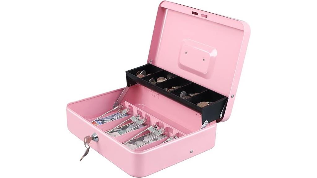 cash box with lock
