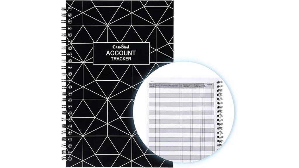 casmonal a5 checkbook register