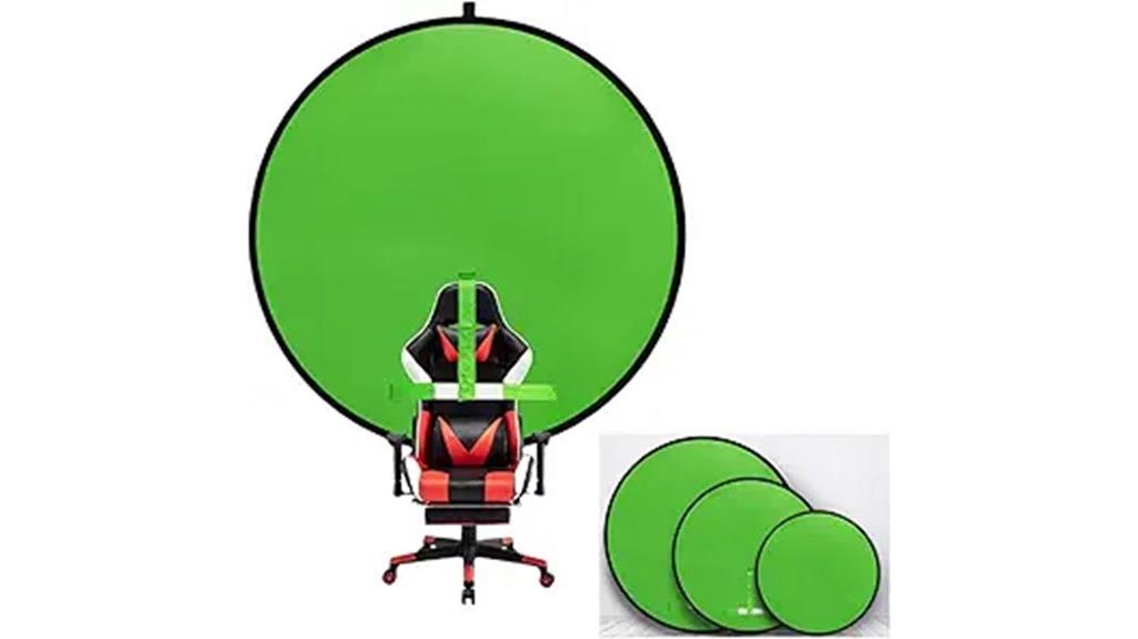 collapsible green screen backdrop