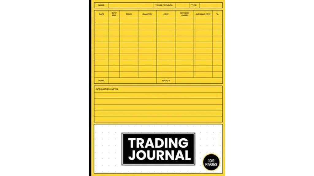comprehensive trading record book