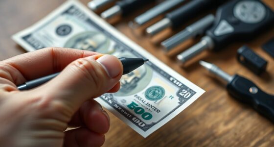 counterfeit detection pen guide