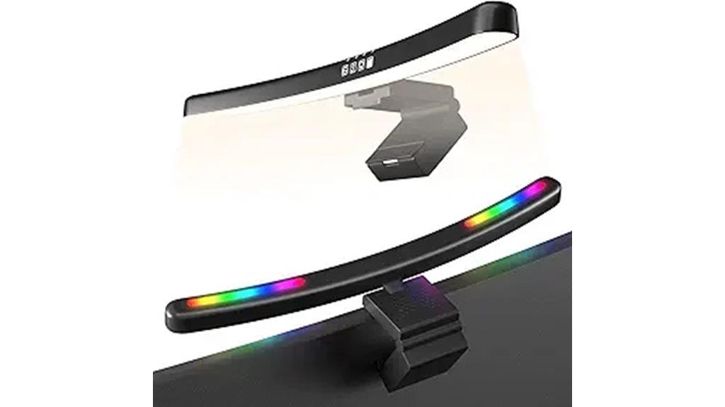 curved rgb light bar