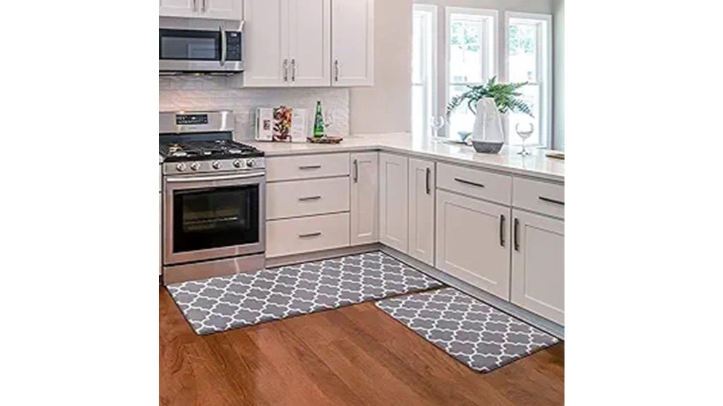 cushioned kitchen mat set