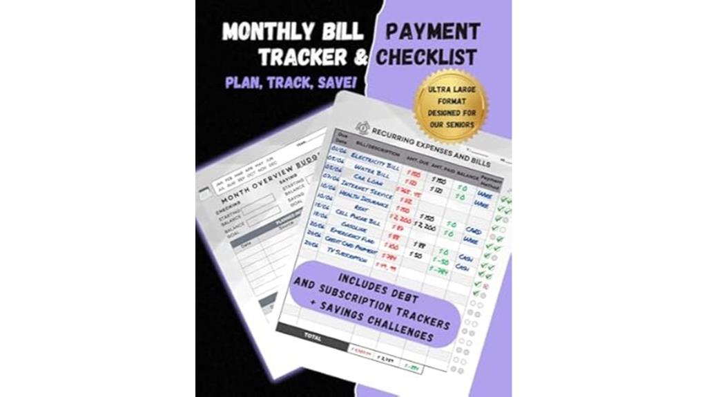 detailed monthly expense tracker