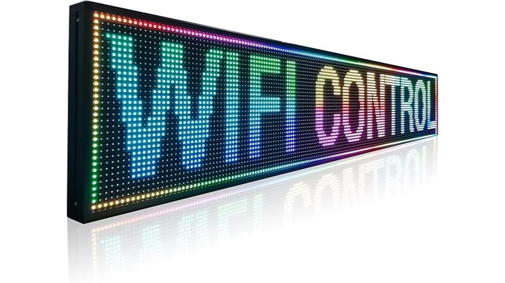 digital car window sign