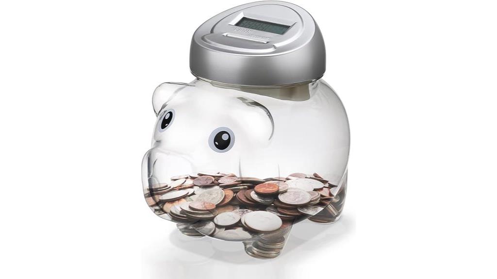 digital coin bank display