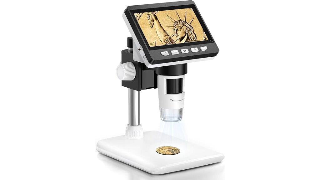 digital microscope with led
