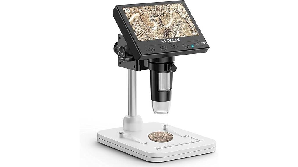 digital microscope with leds