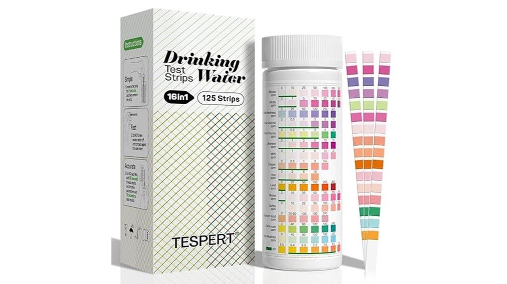 drinking water testing strips