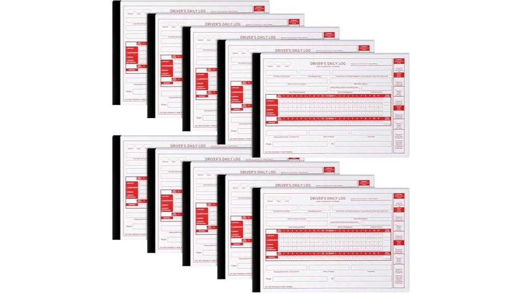 driver log book pack
