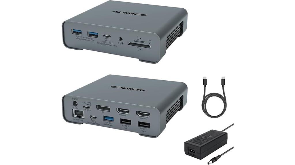 dual hdmi 4k dock