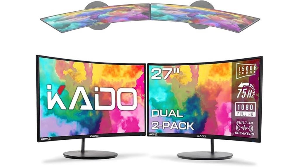 dual monitor setup c27