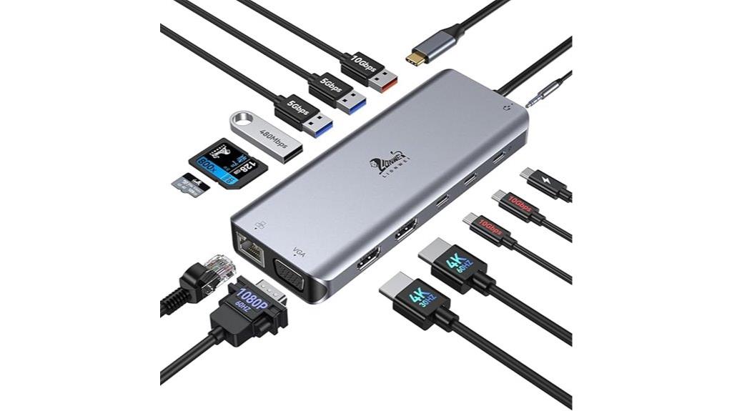 dual monitor usb dock