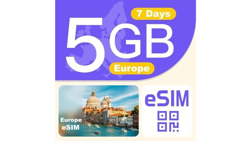 europe 5gb prepaid esim