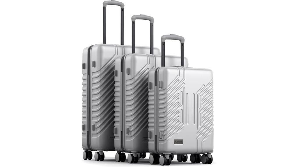 expandable lightweight spinner luggage