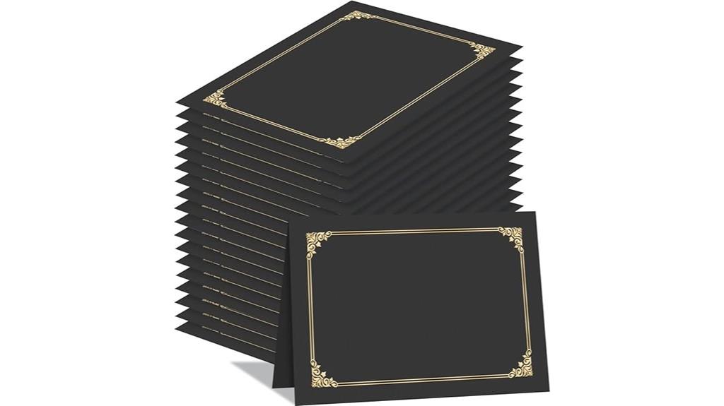 fifty letter certificate holders