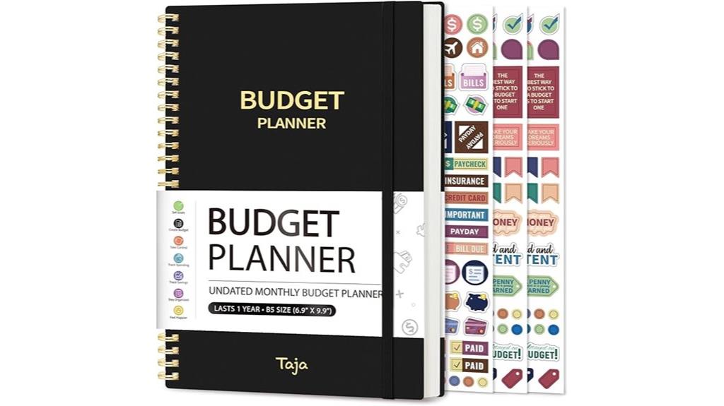 financial planning notebook organizer