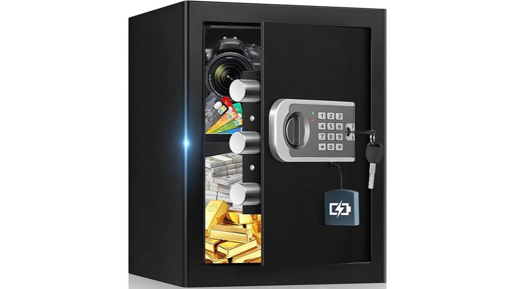 fireproof safe with keypad