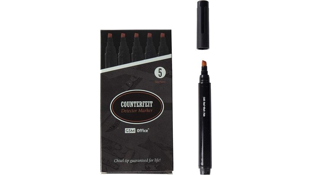 five pen money detectors