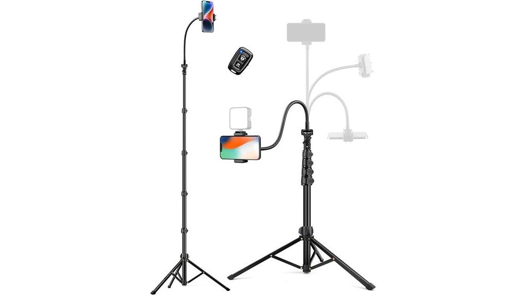 flexible phone tripod remote