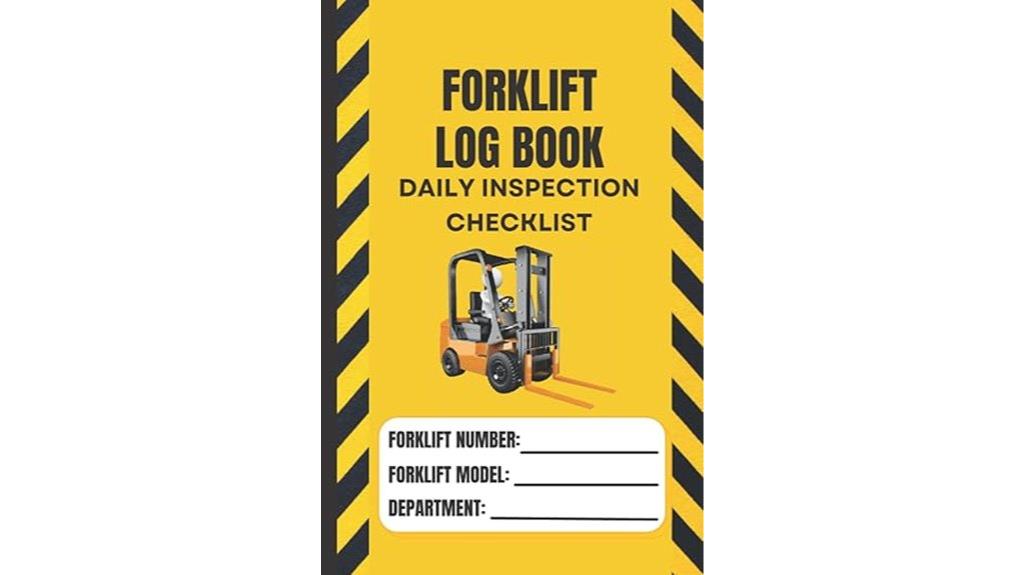 forklift inspection record book