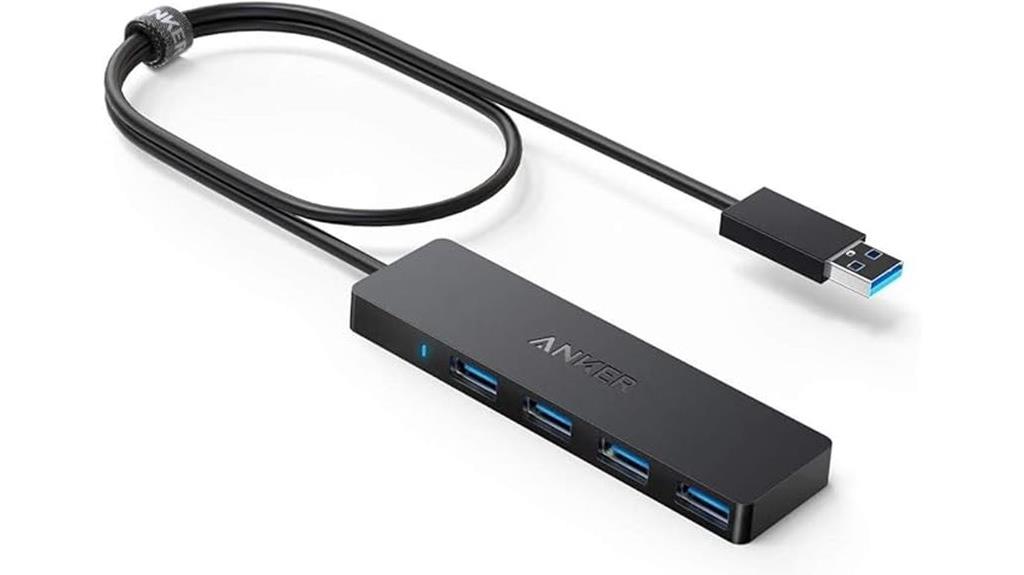 four port usb hub