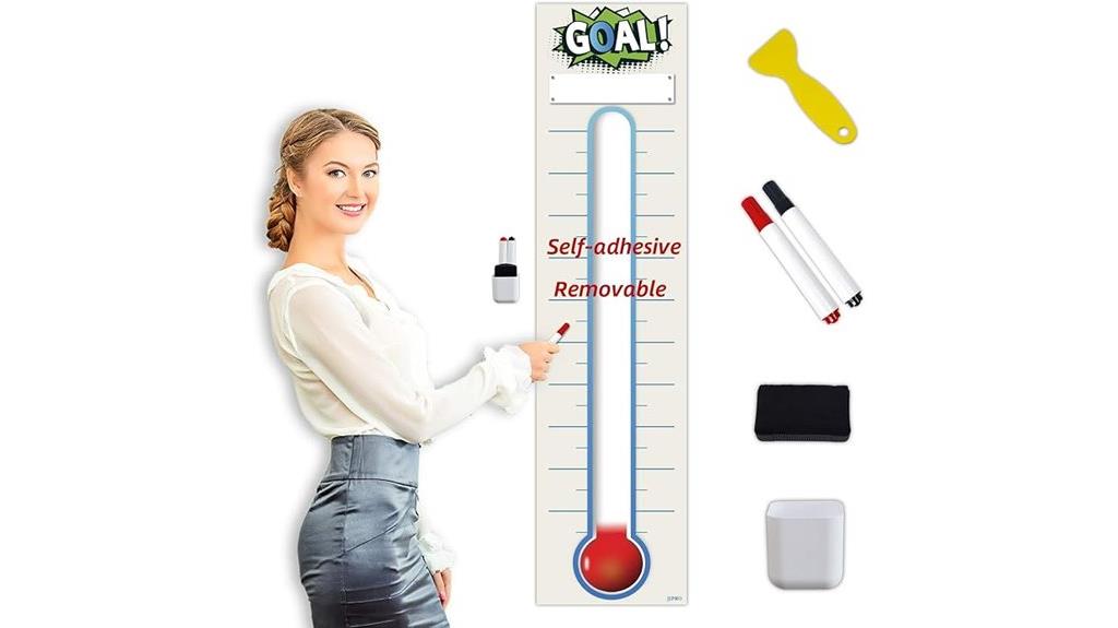 fundraising goal tracking decal